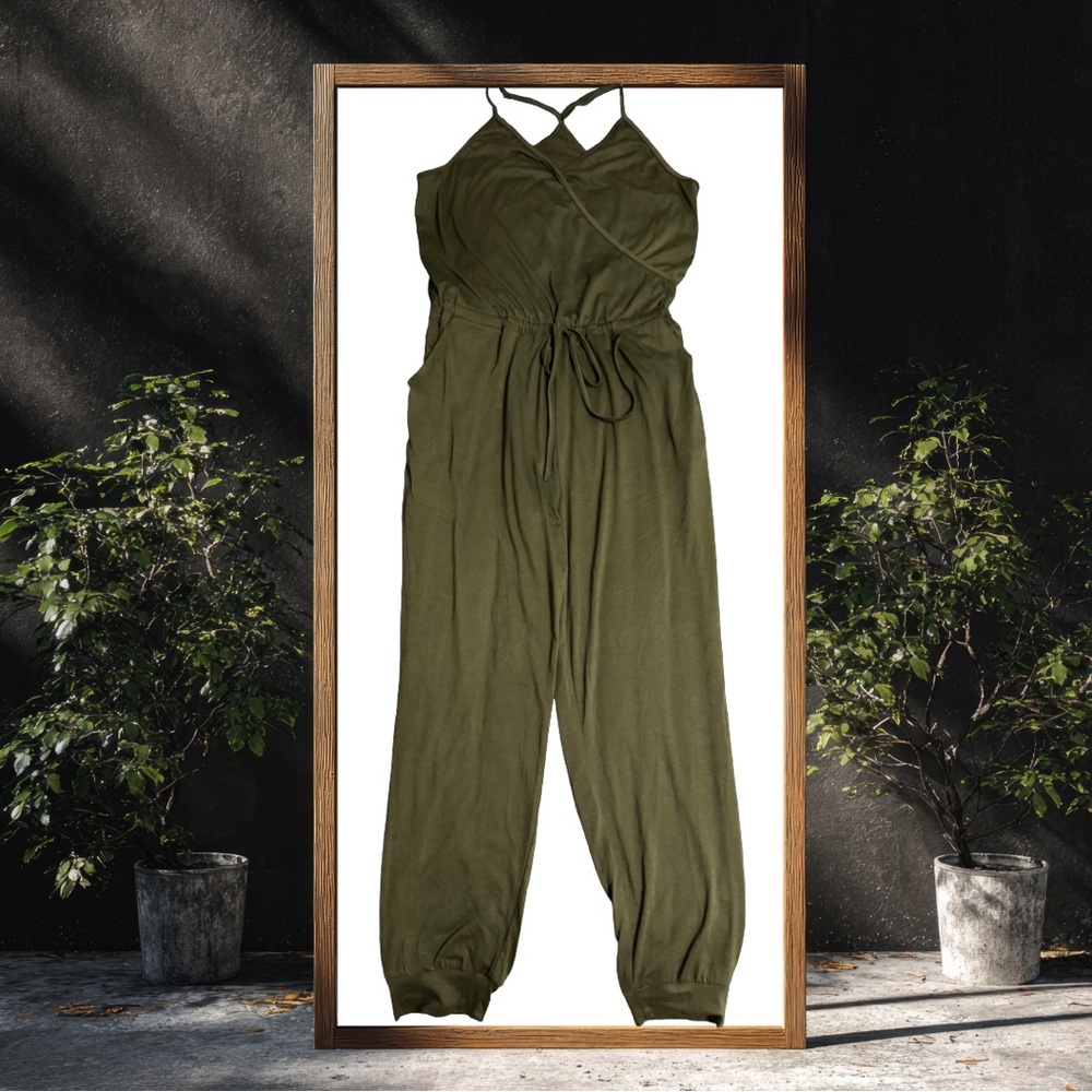 BOGO! Jumpsuit with Drawstring Waist
